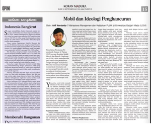 Koran Madura 25 September 2013